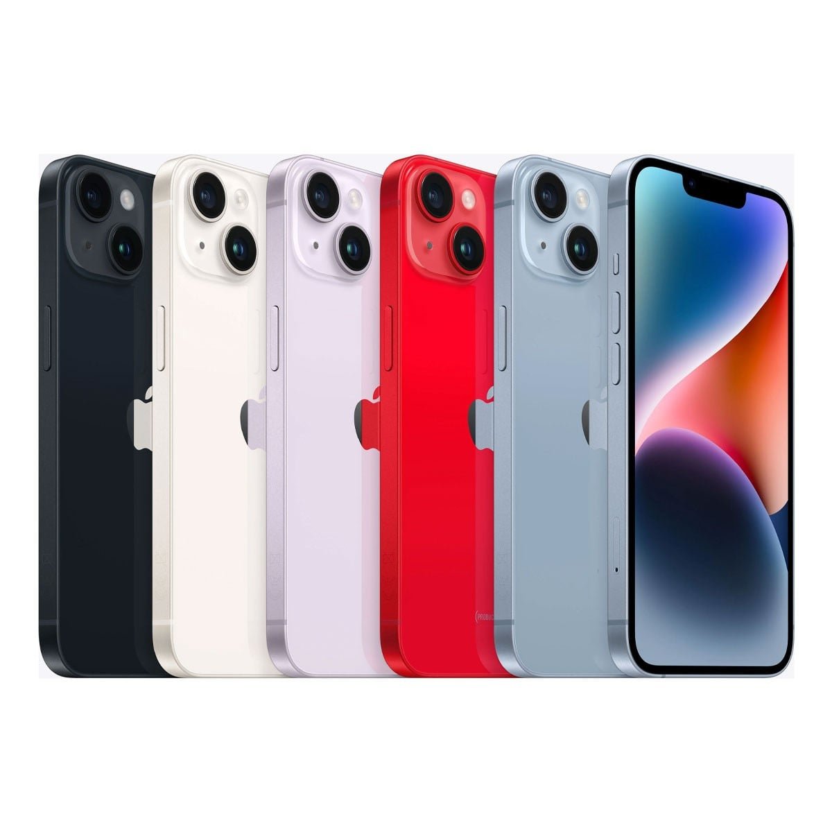 APPLE iPhone 14 Midnight, Negro, Móvil iOS, 256 GB, 6 GB RAM, 6,1 " OLED, Ceramic Shield, Recubrimiento oleofóbico, Anti-huellas, Chip A15 Bionic, 3,2 - Imagen 8