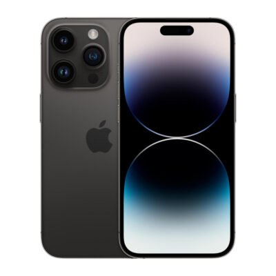APPLE iPhone 14 Pro, Negro, Móvil iOS, 256 GB, 6 GB RAM, 6,1 » OLED, Ceramic Shield, 120 Hz, Recubrimiento oleofóbico, Anti-huellas, Chip A16 Bionic,