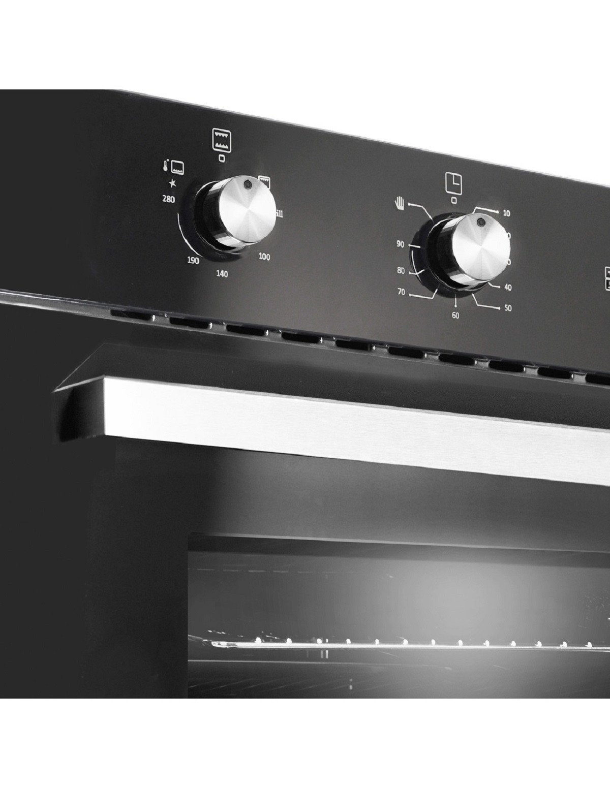 ALPHA Horno multifunción - ALPHA NEPTUNO ELITE GAS, 62 l, 60 cm, Negro - Imagen 4