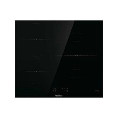 HISENSE Placa de vitrocerámica – HISENSE HI6321BSOLCE, 3 zonas, 59 cm, Negro