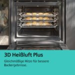 SIEMENS Horno eléctrico - SIEMENS HB113FBS1, Integrable, Ninguno, 66 l, 594 mm, Negro - Imagen 5