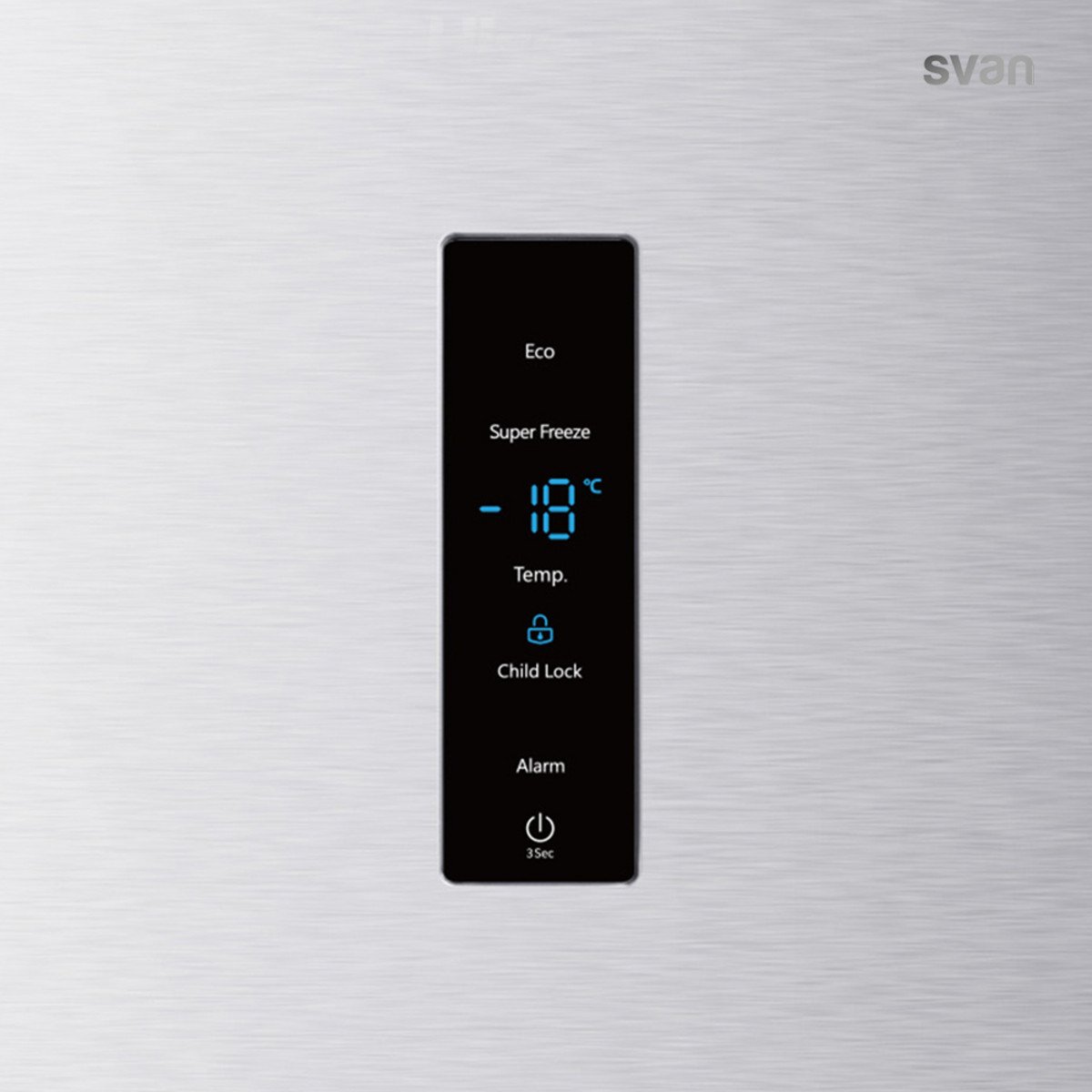 Congelador vertical - SVAN SCV185600ENFX, 274 l, 185,5 cm, Not available - Imagen 3