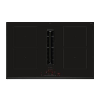 SIEMENS Placa de inducción – SIEMENS ED851HQ26E, 4 zona(s) zonas, 802 mm, Negro