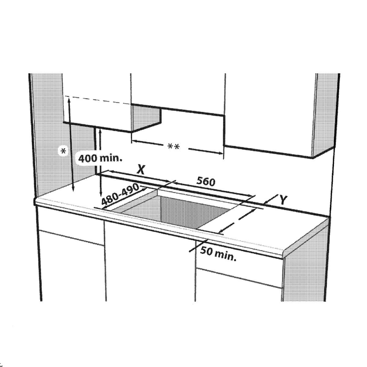 BEKO Placa de gas - BEKO HIAW64225SXE, 4.0000 zonas, 58,00 cm, Acero - Imagen 2