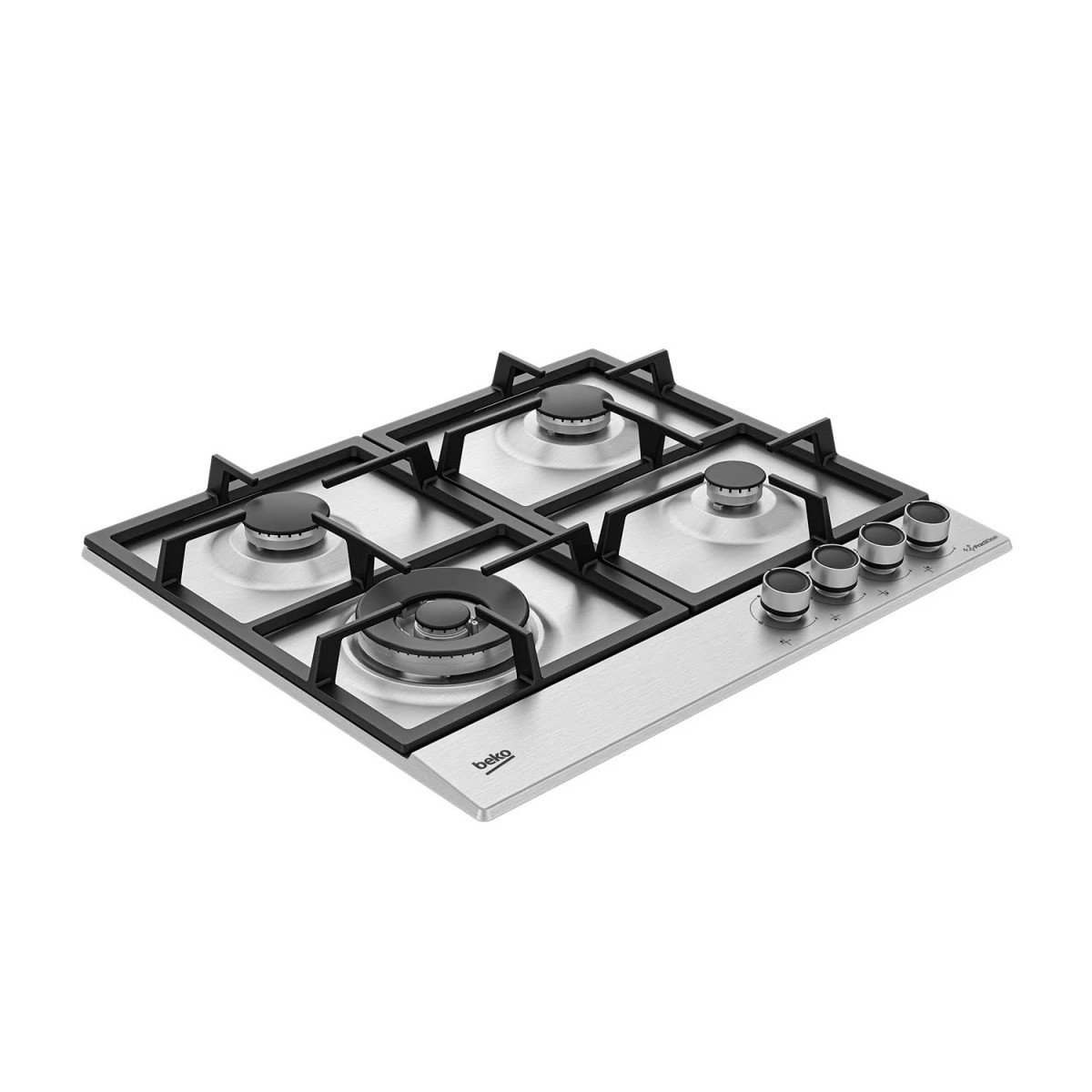 BEKO Placa de gas - BEKO HIAW64225SXE, 4.0000 zonas, 58,00 cm, Acero - Imagen 6