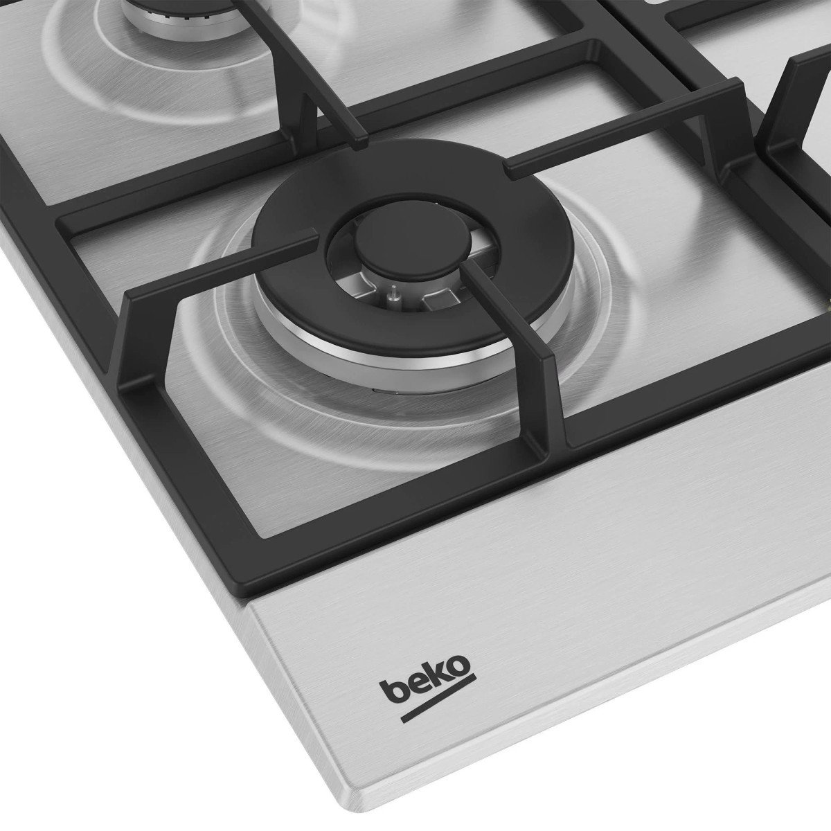 BEKO Placa de gas - BEKO HIAW64225SXE, 4.0000 zonas, 58,00 cm, Acero - Imagen 7