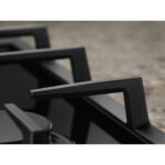ELECTROLUX Placa de gas - ELECTROLUX 304619985, 4 zonas, NG + LPG (Propane/Butane), 590 mm, Negro - Imagen 4