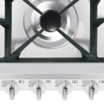 SMEG Placa de gas - SMEG SR264XGH2, 4 zonas, GLP (gas licuado de petróleo), 60 cm, Negro, Plata - Imagen 4