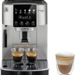 DE Cafetera express - DE LONGHI ECAM220.30.SB, 15 bar, 1450 W, 2 tazas, Inox + Preto