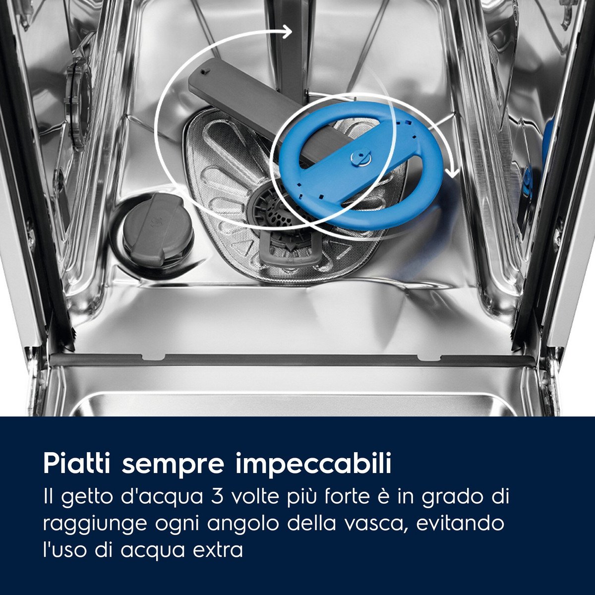 ELECTROLUX Lavavajillas integrable 45 cm - ELECTROLUX EEG62310L, 9 servicios, 8 programas, 44,6 cm, No aplicable - Imagen 6