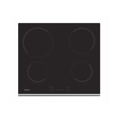 CANDY Placa de vitrocerámica – CANDY 33801795, 4.0000 zonas, 590 mm, Negro