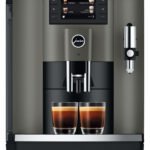 JURA Cafetera automática - JURA W8, 15 bar, 1450 W, 50 tazas, Negro, Acero inoxidable