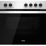 Teka Horno - Teka HBE 435 ME, Convencional, 72 l, 60 cm, Puerta dos cristales, Inox y negro