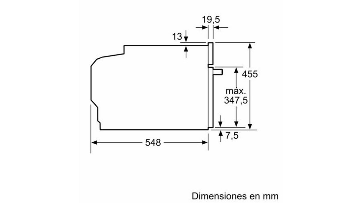 BOSCH Horno multifunción - BOSCH BOSCMG7241B1, Integrable, Hidrolítica, 45 l, 59,4 cm, Negro - Imagen 5