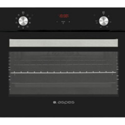 Horno multifunción – ASPES AHM9500DCN, Integrado + Libre instalación, 50 l, 59,5 cm, Negro