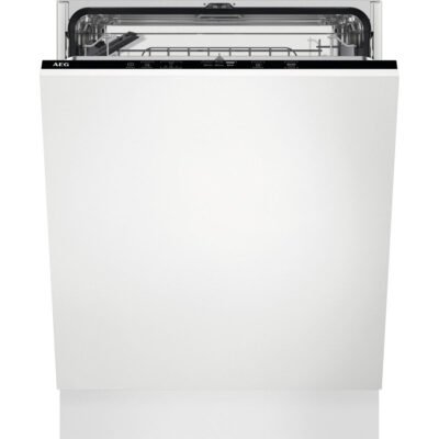 AEG Lavavajillas integrable 60 cm – AEG FSE54600Z, 13 servicios, 5 programas, 600 mm, Blanco