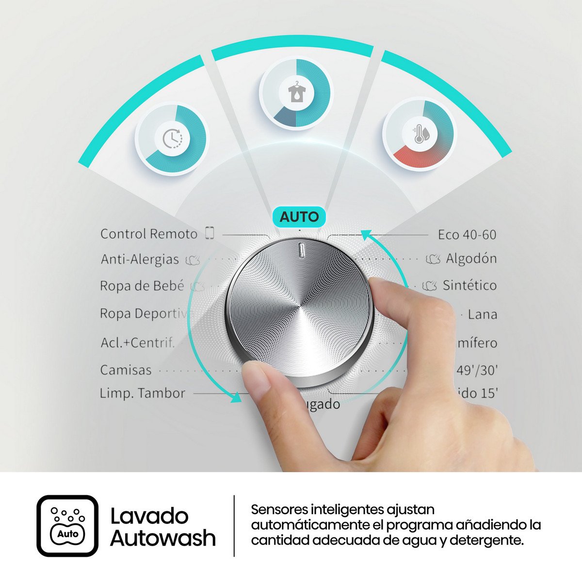 HISENSE Lavadora carga frontal - HISENSE WF3S1243BW3, 12 kg, 1400 rpm, 19 programas, Blanco - Imagen 3