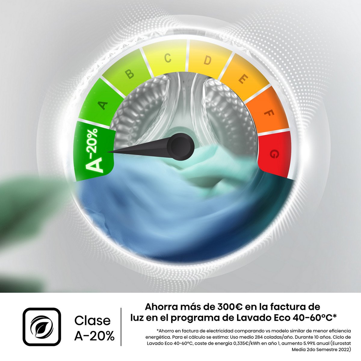 HISENSE Lavadora carga frontal - HISENSE WF3S1243BW3, 12 kg, 1400 rpm, 19 programas, Blanco - Imagen 6