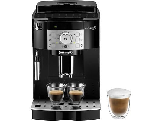 De Cafetera superautomática - De'Longhi Magnifica S ECAM22.113.B, 1450 W, 15 bar, Molinillo integrado, Sistema Thermoblock, Vaporizador, Negro