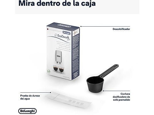 De Cafetera superautomática - De'Longhi Magnifica S ECAM22.113.B, 1450 W, 15 bar, Molinillo integrado, Sistema Thermoblock, Vaporizador, Negro - Imagen 7