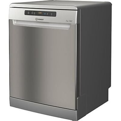 Indesit Lavavajillas – Indesit DFO 3T133 A F X, 13 servicios, 9 programas, 60 cm, Inox