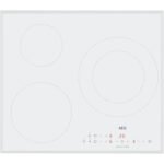 AEG Placa de inducción - AEG Serie 5000 Fast & Powerful IKB63300FW, zonas, 590 mm, Blanco