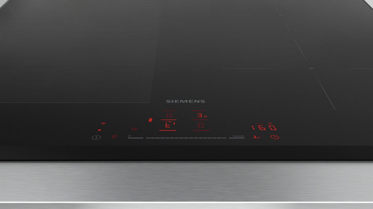 SIEMENS Placa de inducción - SIEMENS iQ700 EX651HEC1E, zonas, 592 mm, Black - Imagen 3
