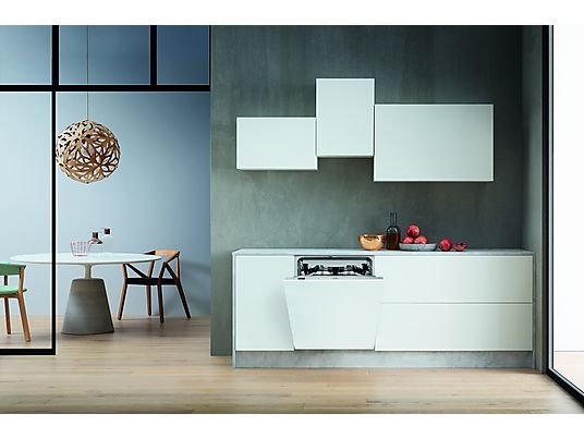 Whirlpool Lavavajillas integrable - Whirlpool WI 7020 PF, 14 cubiertos, 8 programas, 60 cm, Tercera bandeja, PowerClean Pro, Sin panelar - Imagen 6