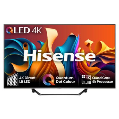 HISENSE TV QLED – HISENSE 43A7NQTUK, UHD 4K, Smart TV, Gris