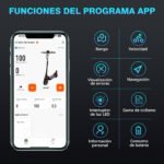 HITWAY Patinete eléctrico - HITWAY H9 Electric Scooter, batería 15,6-27Ah, 3 velocidades, intermitentes, neumáticos todoterreno 10", Pot. máx. 800 W, - Imagen 5