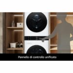LG Lavadora-secadora - LG WT1210WWF, 12 kg + 22 kg, Blanco - Imagen 2