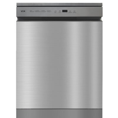 VOK Lavavajillas libre instalación 60 cm – VOK EVD-14FCSAD, 8 programas, 60 cm, Inox