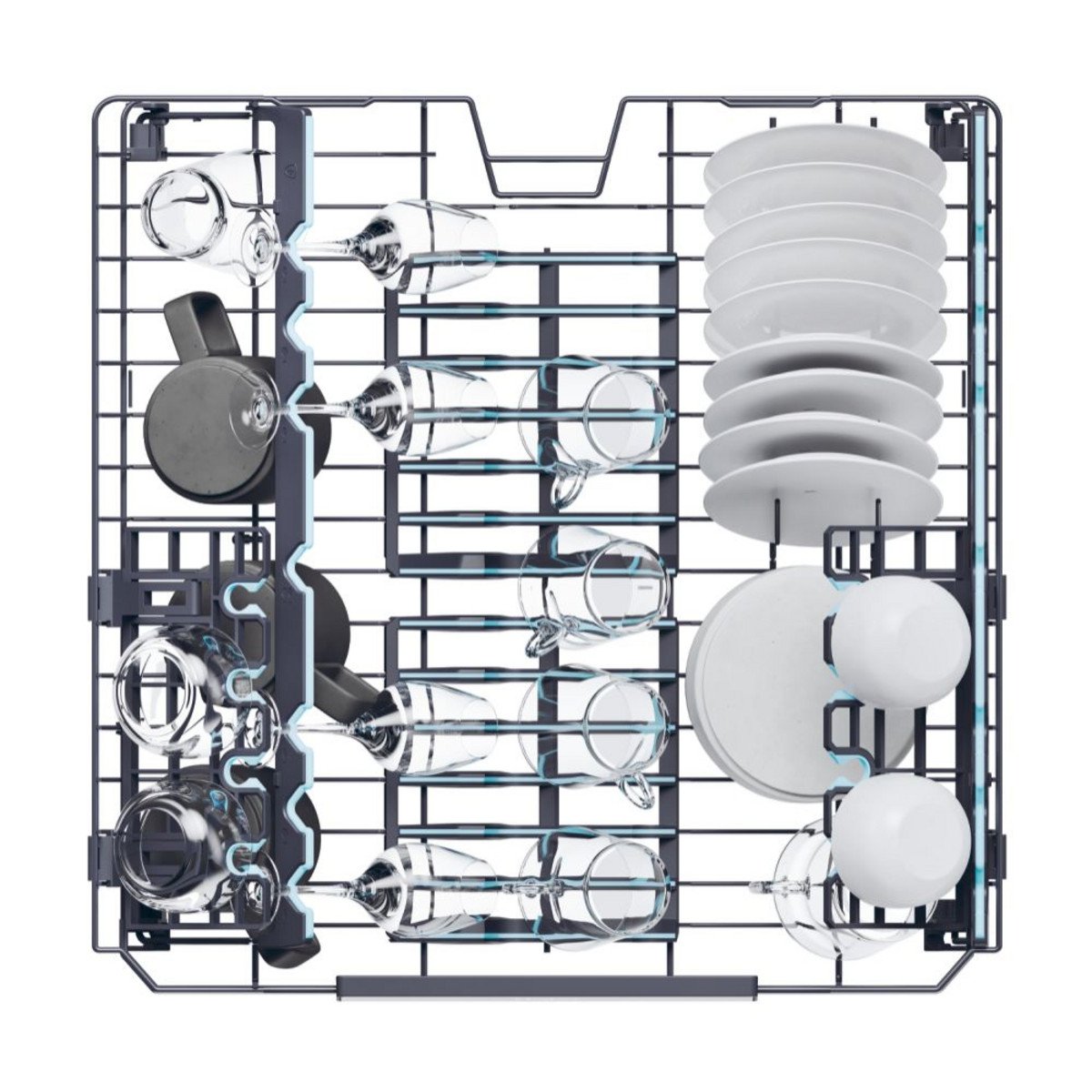 HAIER Lavavajillas integrable 60 cm - HAIER XS 6A0M4PDB, 16 servicios, 10 programas, 598 mm, No aplicable - Imagen 2