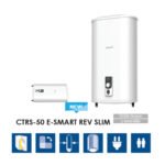 CTRS Termo eléctrico - CTRS-50 E-SMART REV SLIM CATA, 50 l, Blanco - Imagen 2