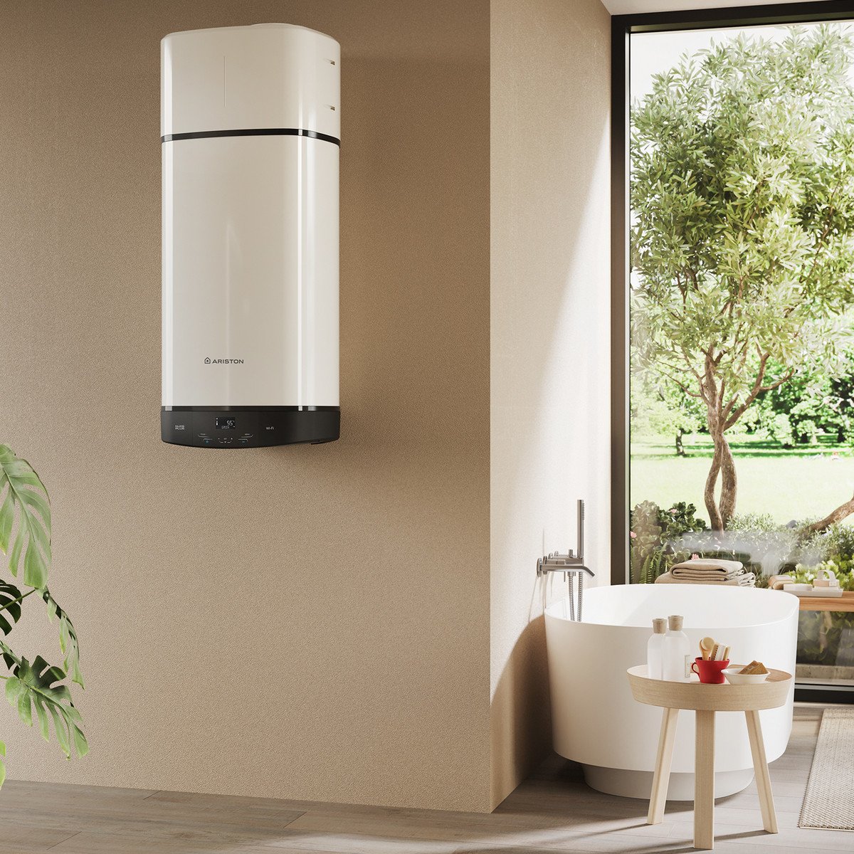 NUOS Termo eléctrico - NUOS PLUS S2 WIFI 150 WH ARISTON, 150 l, Blanco - Imagen 5