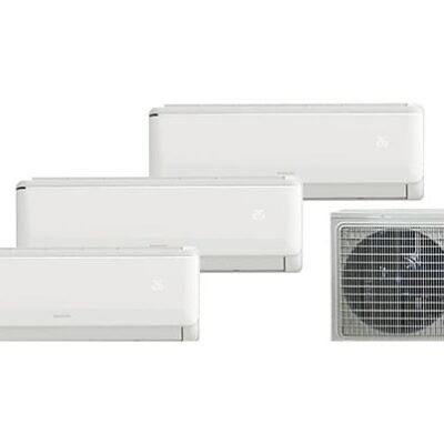 Infiniton Aire acondicionado Split 3 x 1 – Infiniton MULTI-3330, 2250 fg/h + 2250 + 3071 fg/h, WiFi, Inverter, Bomba de calor