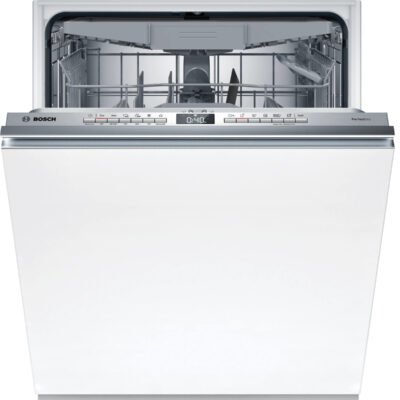 BOSCH Lavavajillas integrable 60 cm – BOSCH SMV6ZCX10E, 14 servicios, 6 programas, 59,8 cm, Blanco