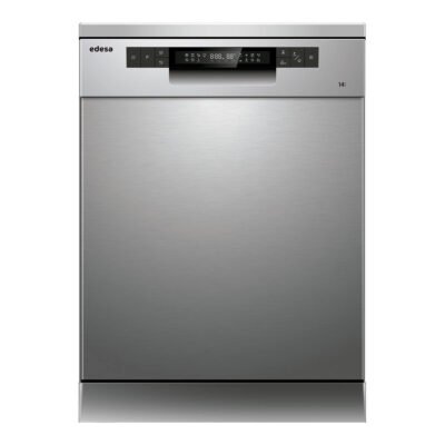 Lavavajillas libre instalación 60 cm – EDESA 926270299, 14 servicios, 7 programas, 59,8 cm, Inox
