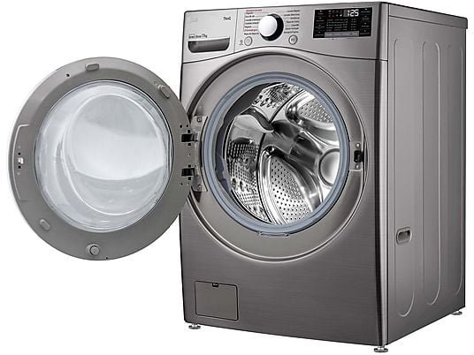 LG Lavadora carga frontal - LG F1P1CY2T, Serie XXL, 17 kg, 1100rpm, TurboWash™ con Jet Spray, Inox - Imagen 8