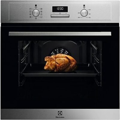 Electrolux Horno – Electrolux EOF3H50BX, Multifunción, Limpieza por agua, 65 l, Pantalla LED, 60 cm, Inox