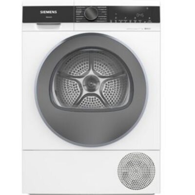 SIEMENS Secadora bomba de calor – SIEMENS SIEWQ35G2D0ES, 8 kg, Blanco