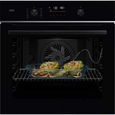 AEG Horno a vapor – AEG Serie 5000 V5PBA521AB, Integrable, Pirolítico, 71 l, 595 mm, Negro