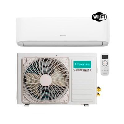 HISENSE Aire acondicionado split 1×1 – HISENSE STYLE CF25YR04 WIFI 2.236 fg, Función Inverter, Blanco