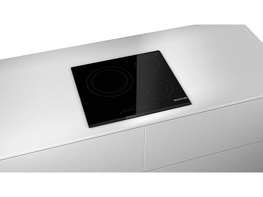 Bosch Placa vitrocerámica - Bosch PKK631FP8E, 3 zonas, Direct Select, 2 Zonas flexibles de cocción, Función Sprint, Seguridad para niños, Negro - Imagen 5