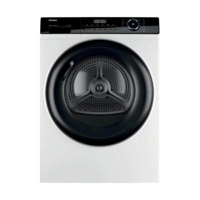 HAIER Secadora bomba de calor – HAIER I-Pro Series 3 HD80-A2939, Eléctrico, 8 kg, 15 programas, Blanco