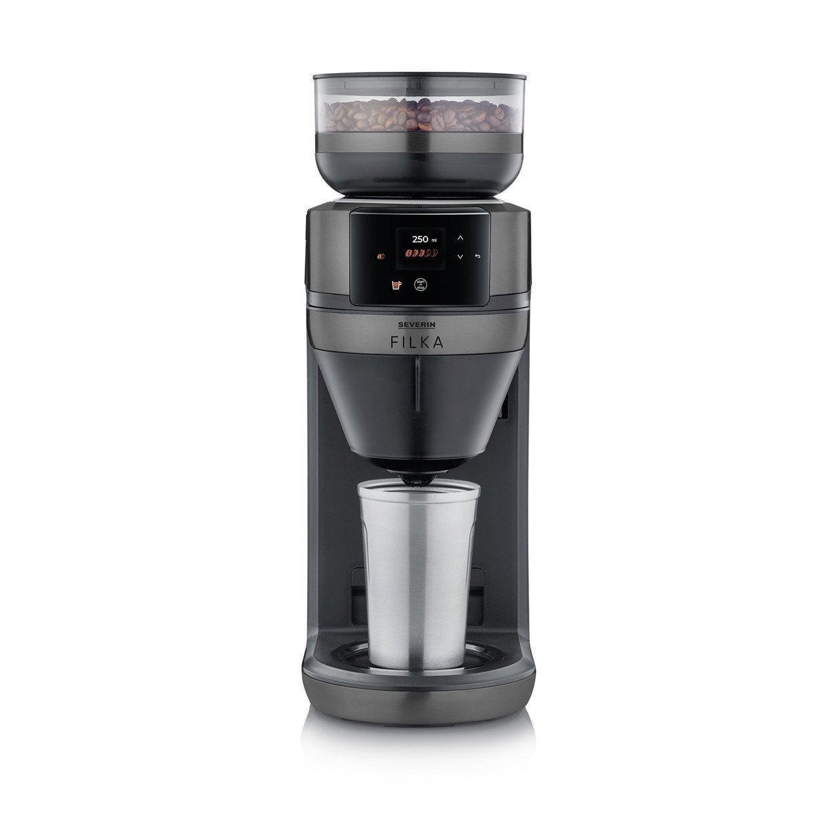 SEVERIN Cafetera automática - SEVERIN KA 4855, , 1,520 W, 8 tazas, Negro - Imagen 4
