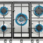 Teka Placa de gas - Teka EX 70.1 5G AI AL DR CI, 5 zonas, Gas butano, 68 cm, Acero inoxidable