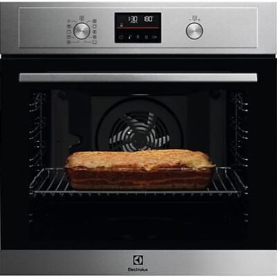 Electrolux Horno – Electrolux EOF4P56X, Multifunción, Pirolítico, 72 l, Anillo térmico, 60 cm, Inox