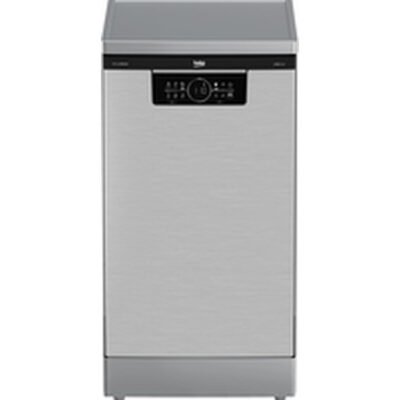BEKO Lavavajillas libre instalación 45 cm – BEKO BDFS26046XQ, 10,0 servicios, 6 programas, 448 mm, Acero inoxidable