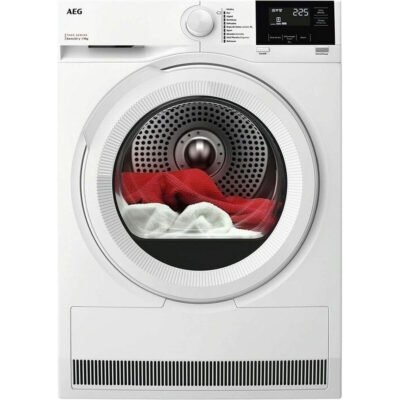 AEG Secadora bomba de calor – AEG Series 7000 TR719G2PB, Eléctrico, 9 kg, Blanco